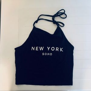 NWT Brandy Melville New York Sachi Halter